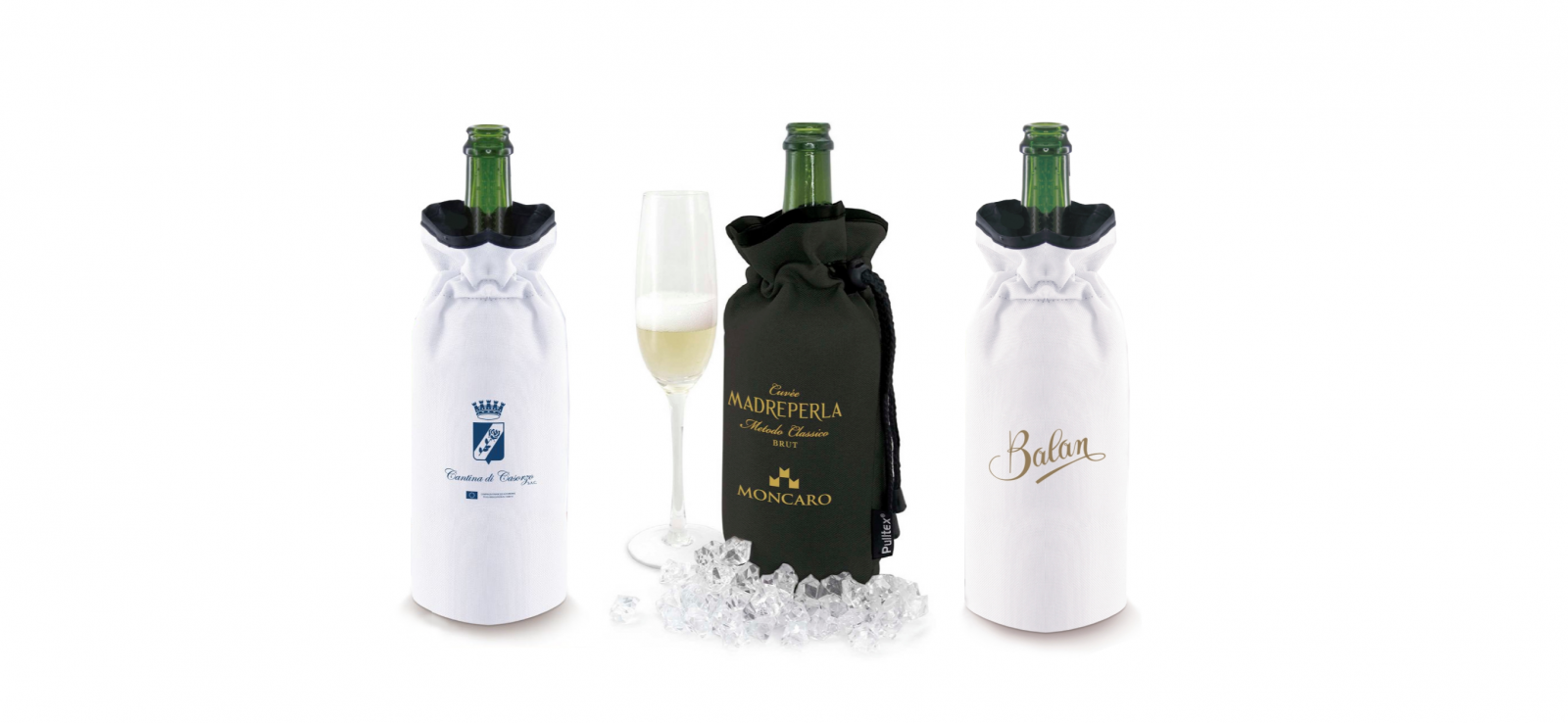 Pulltex Borsa Frigo Termica Per Cava E Spumante, Colore Nero